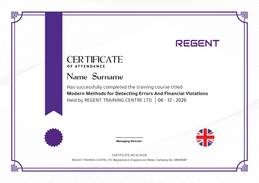 Sample Certificate